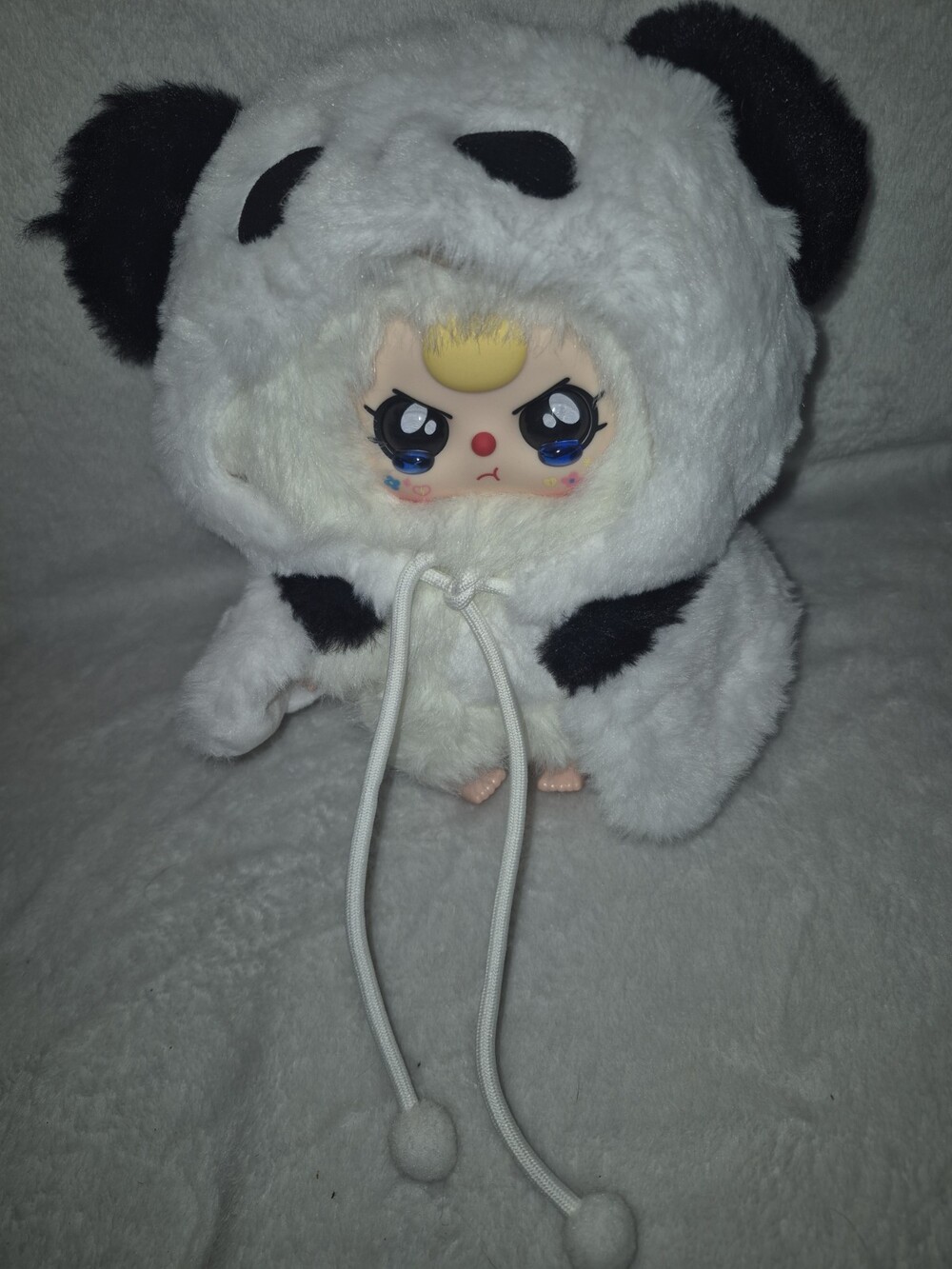 Baby Three I'm Not A Warrior Panda Plush Charm - Crying Teary Eyes (Loose, No...